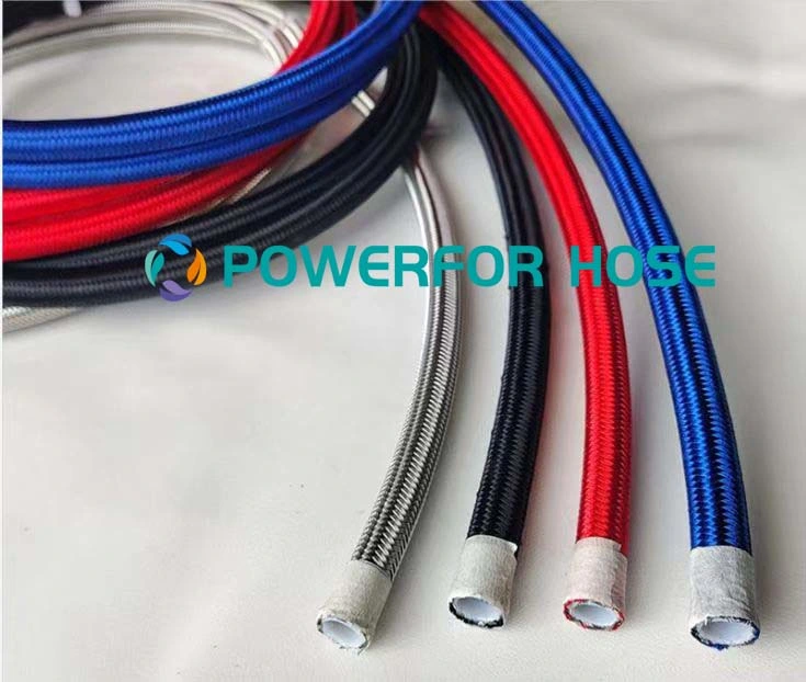 High Temperature Brake PTFE Hose Stainless Steel Wire Reinforcement