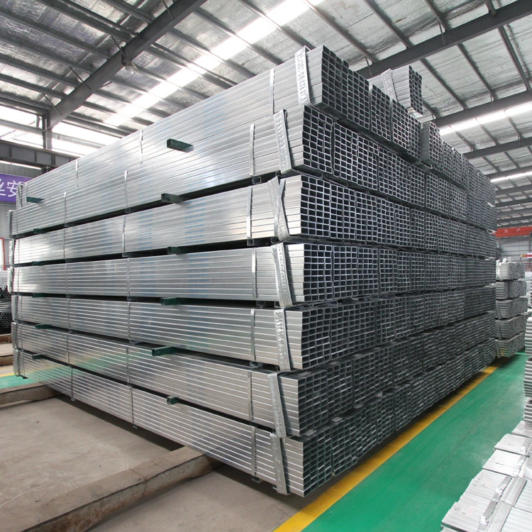 Factory Direct Sales Galvanized Steel Pipe 20X20mm for Making Furniture Spot Issue
