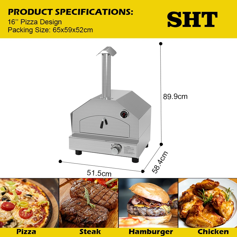 800 Degree Outdoor Pizza Oven Pizza Maker Oven Outdoor Pizza Oven & BBQ Kit at Home