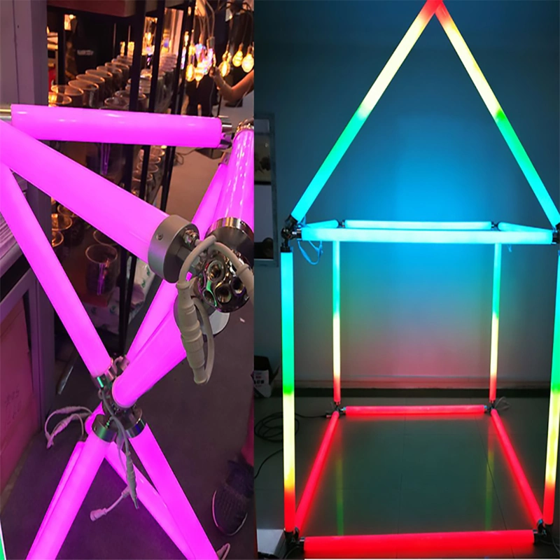 1 м по вертикали RGB оформление ночной бар DMX LED освещения разгрузочной трубы