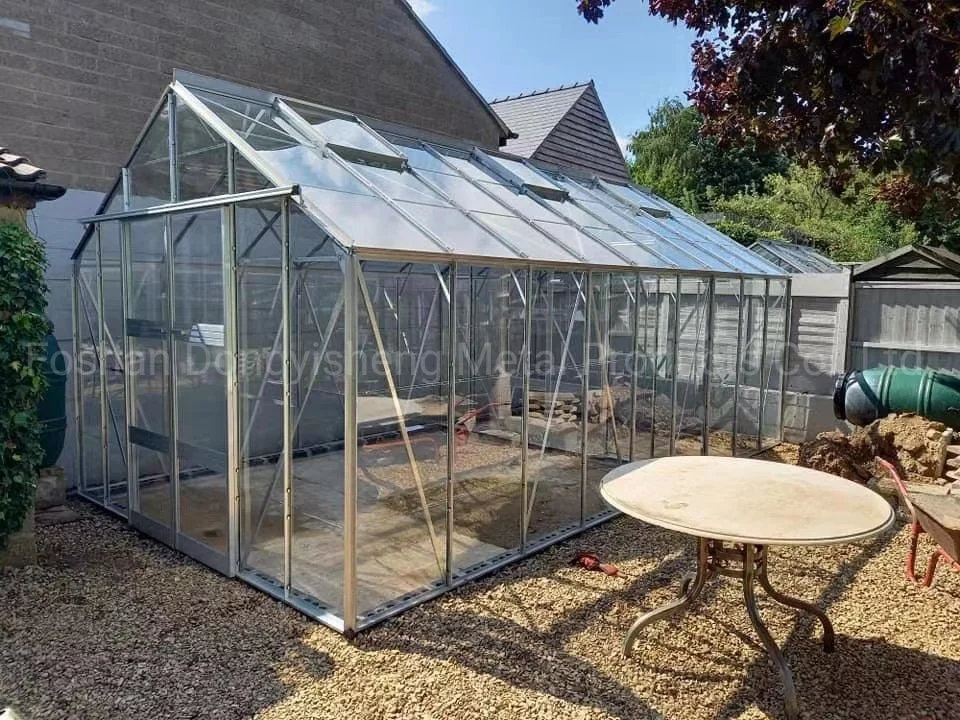 Fabrik-Versorgung Hohes Transparentes Polycarbonat Blatt Gewächshaus Gemüse / Blume / Hydroponics Green House Für Promotion Rdga1014-10mm