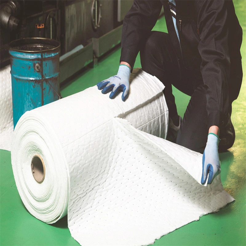 Environmental Products Cloth Oil Absorb Roll for Oil Spill From Optical Fiber Cable Factory