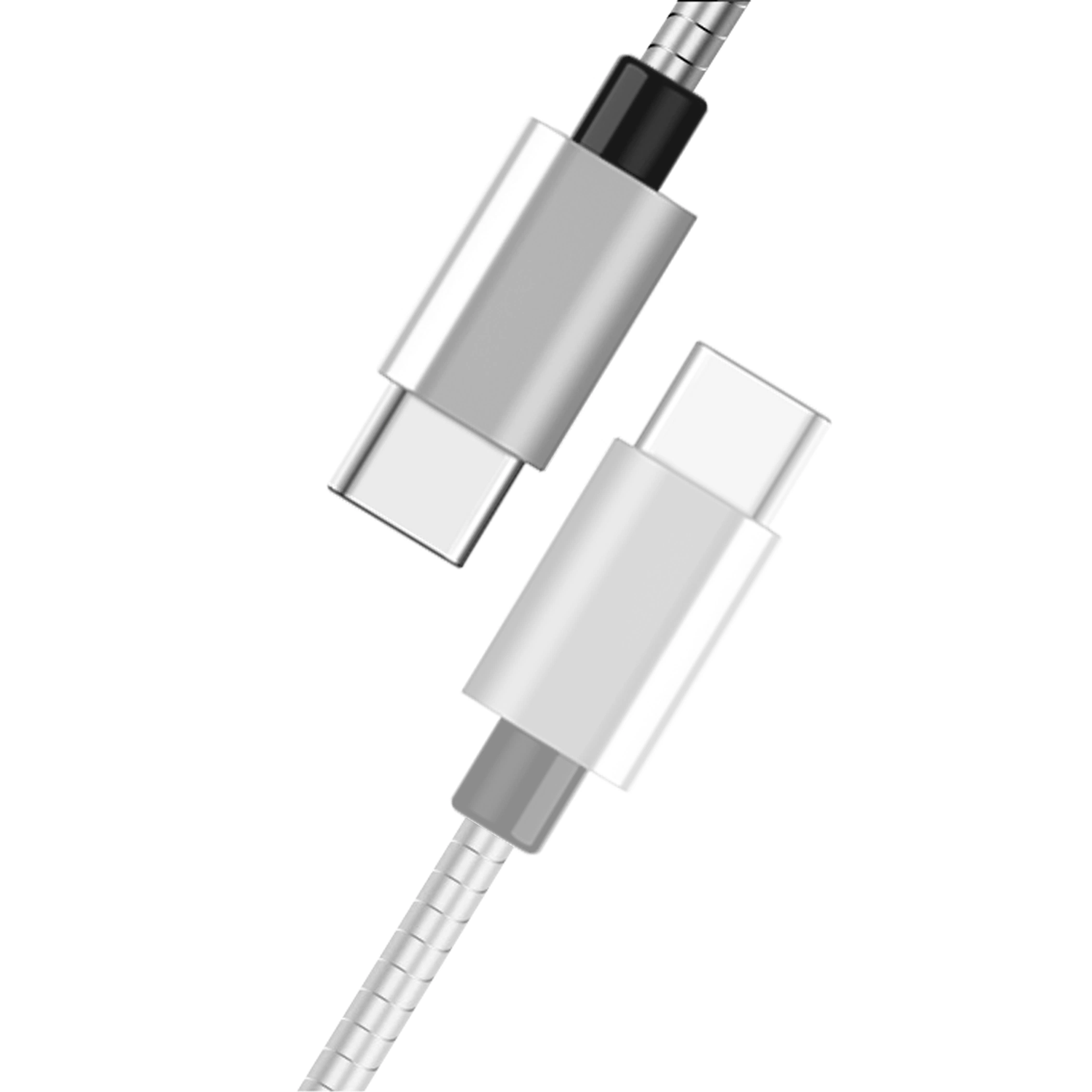 Novo Tipo de estilo C cabo de dados de carregamento rápido de USB cabo C do tubo metálico de USB a para Tipo C cabo de dados do Carregador