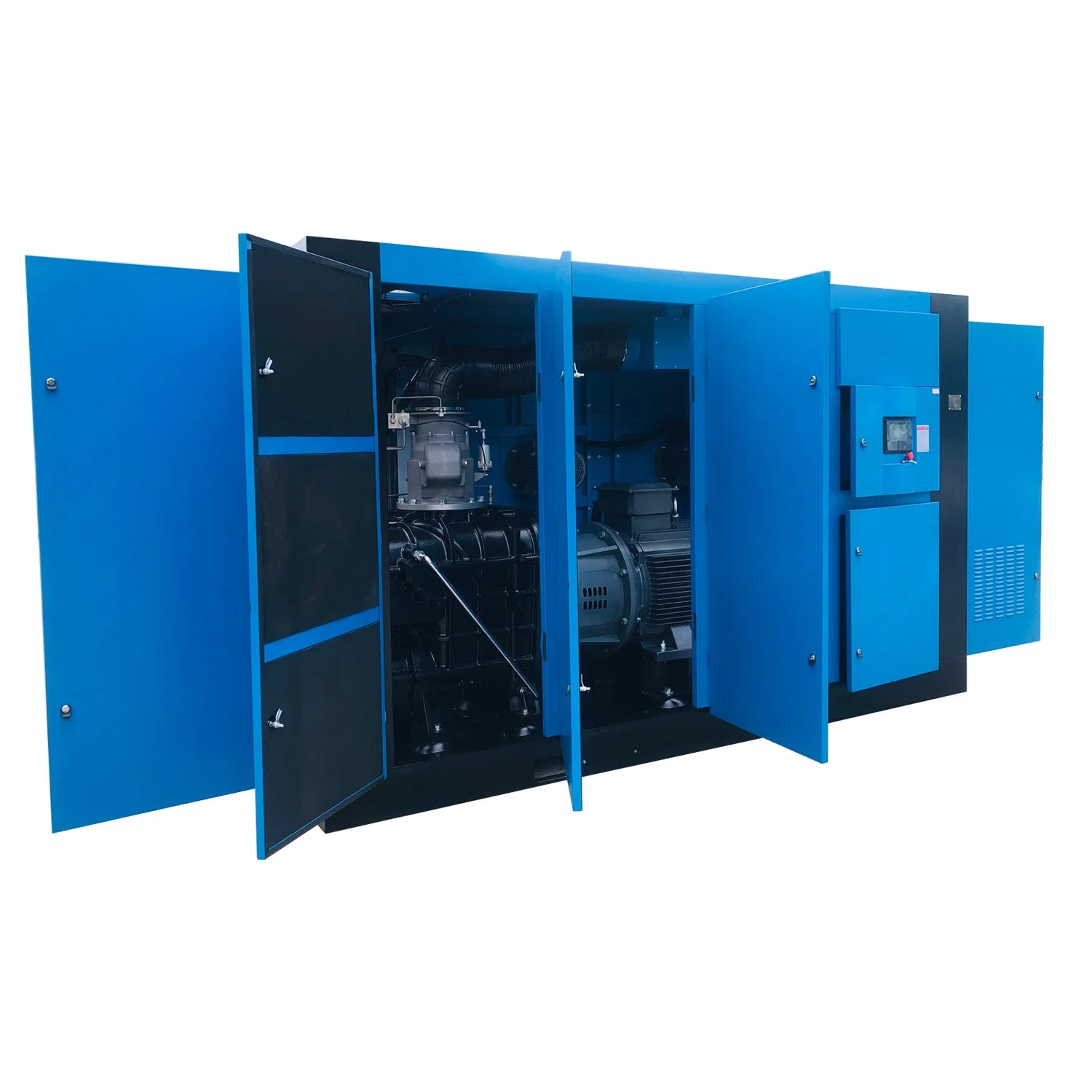 Industry Heavy Duty Two-Stage Compression Pm VSD Screw Air Compressor Variable Frequency 90kw, 110kw, 132kw, 160kw, 220kw, 250kw, 280kw, 315kw, 355kw, 400kw