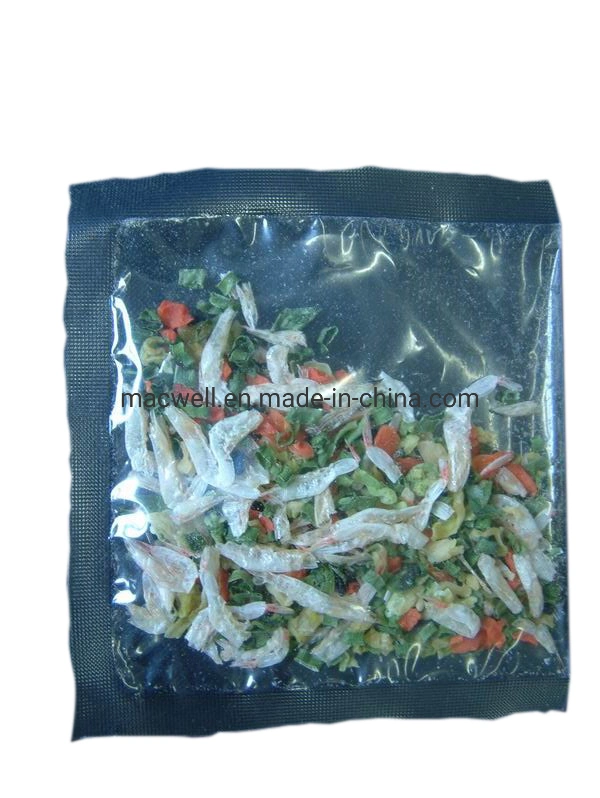 Automatic Dry Vegetable Packing Machine for Instant Noodle Such as Dried Shrimp Carrot Vegetable Granulated Sugar with Macwell Pw-110bw Packing Speed 50~100p/M