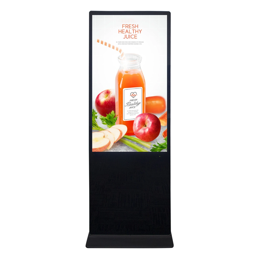 Guangzhou Manufacturer Indoor 43 Inch Full HD Vertical Floor Standing Advertising Player LCD