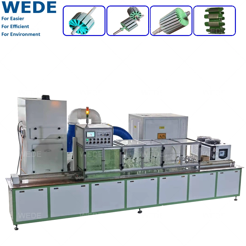 Automatic Electrostatic Epoxy Powder Coating Machine for Rotor Armature