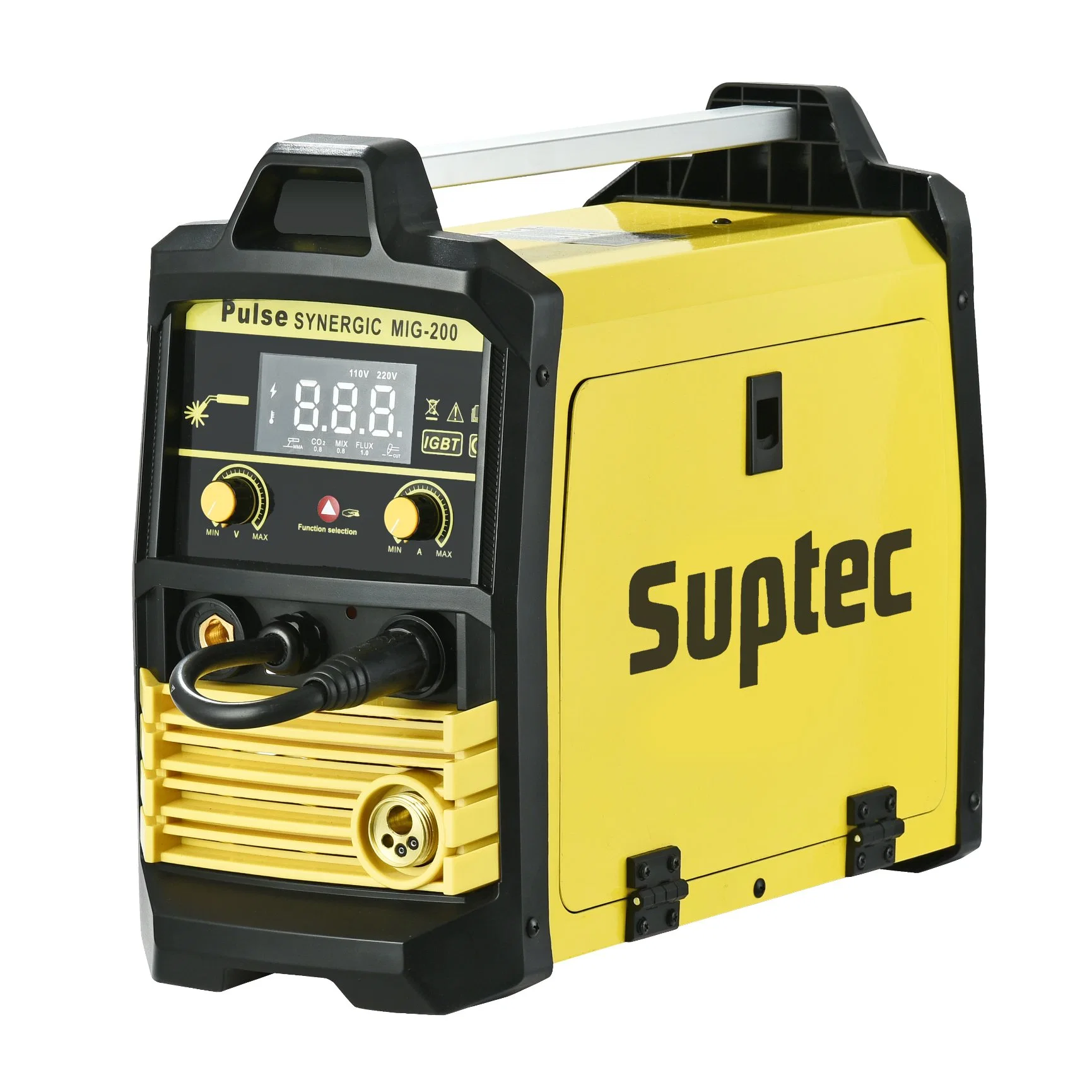 Suptec Synergic Welding Machine Single Phase Gasless 5kgs MIG Welding Machine for Aluminum Welding Equipment