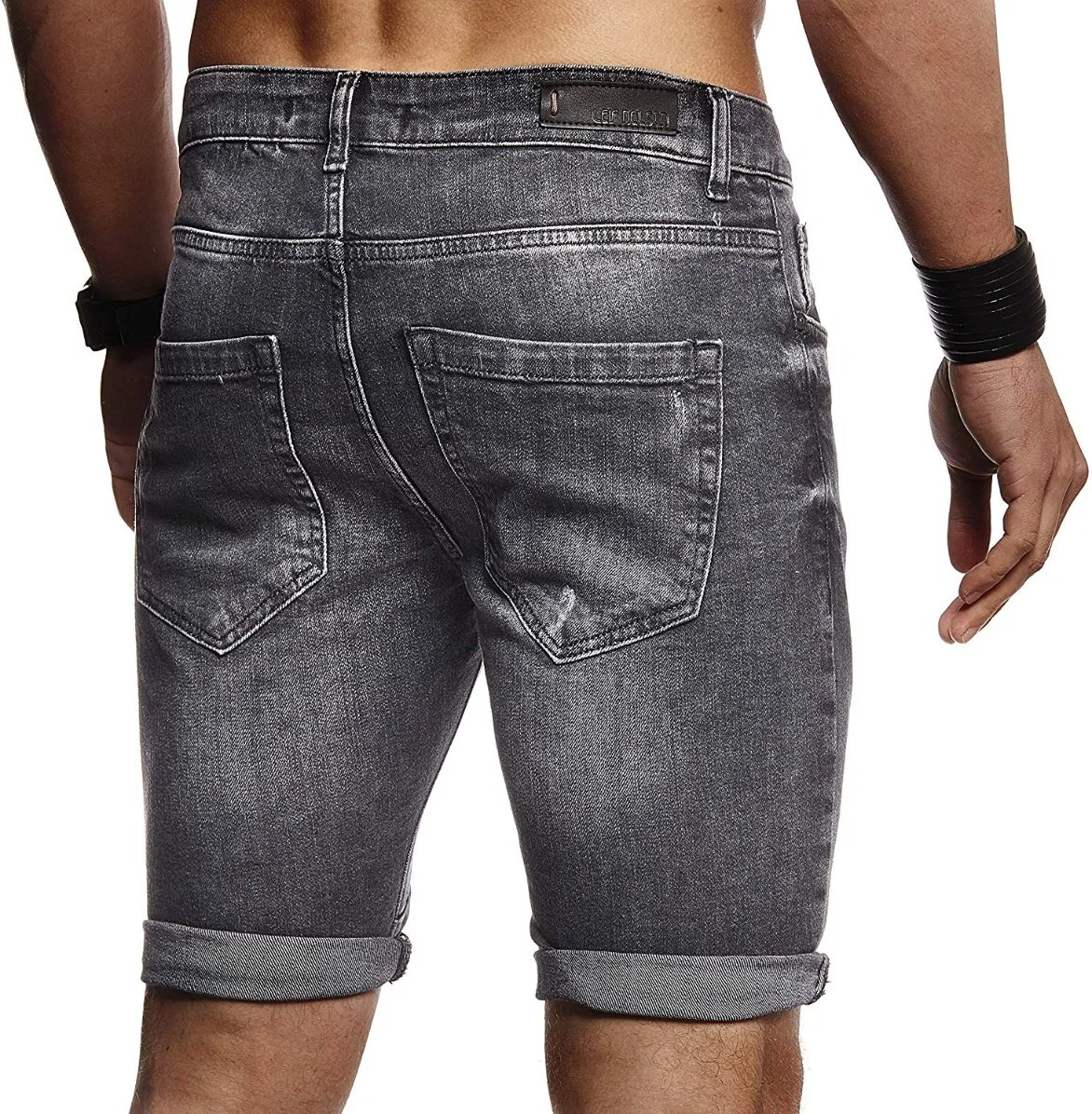 Summer Fashion Hot Sale Men Denim Straight Shorts