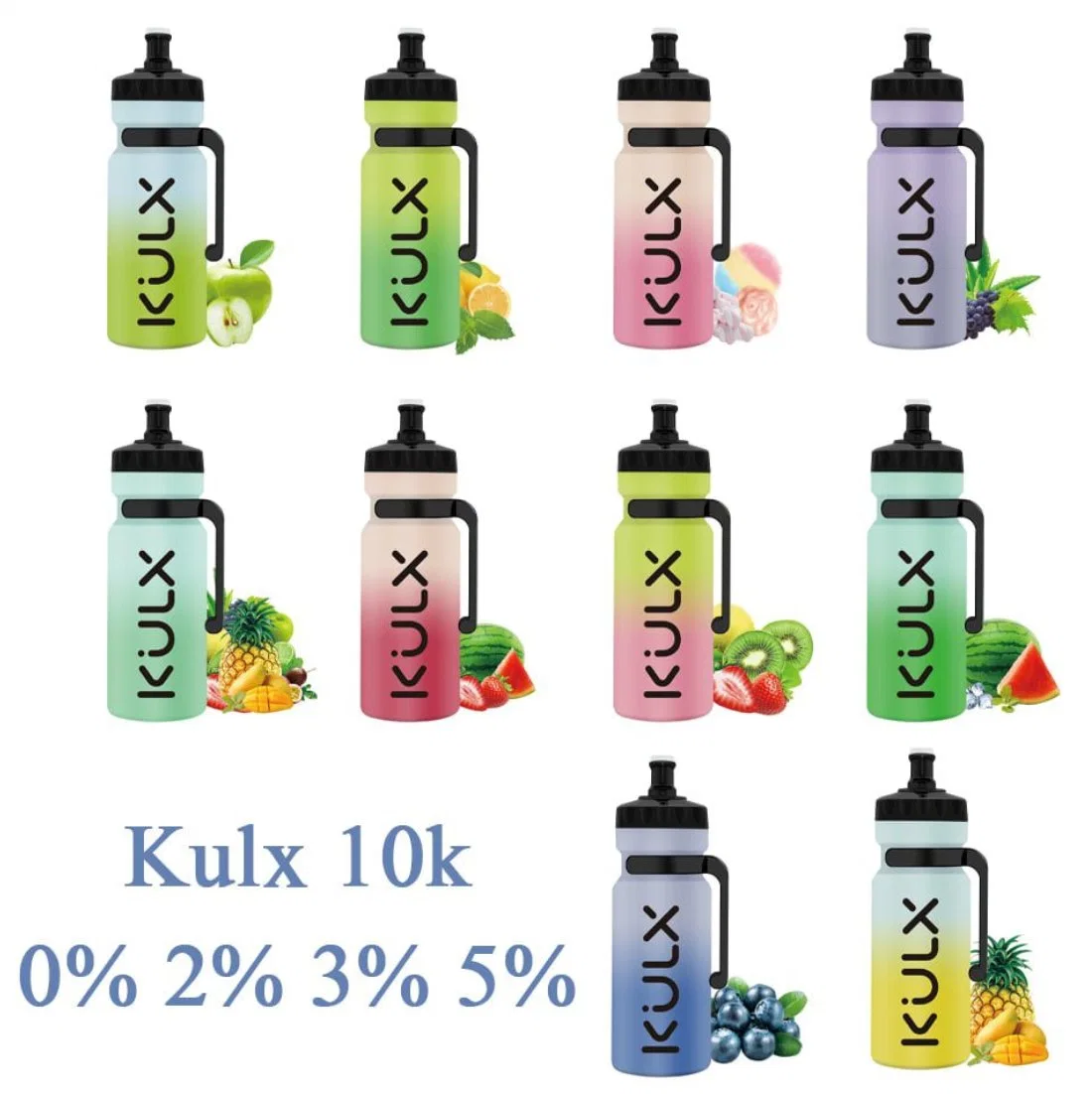 Caneta de papel de cigarro Kulx Atacado descartável Vapes 10000 puff e Preço de fábrica Vape Salt nicotina EUA UK OEM Pod