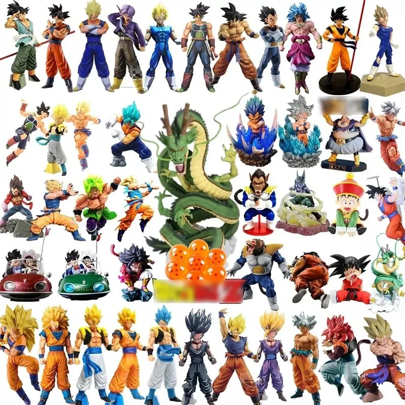 Tomboyas Juguetes Dragon Ball Custom Action Figure Toy Kids Children Juguete plástico al por mayor Naruto Acción ANIME Figura