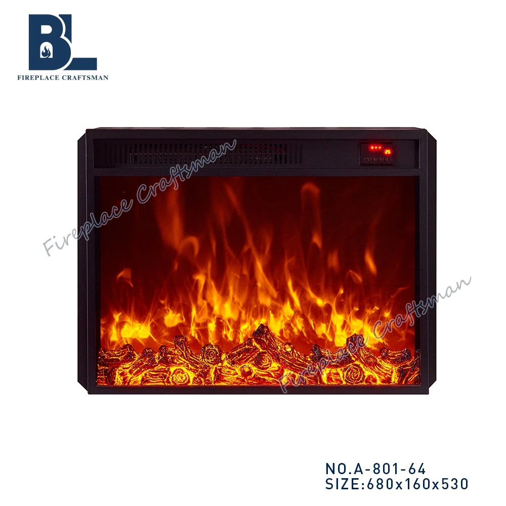 70" Master Flame Wall Mounted Remote Control Electric Fireplace