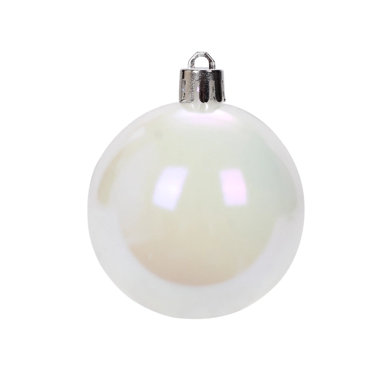 New Design Transparent Colorful Plastic Ball Tree Hanging Ornaments
