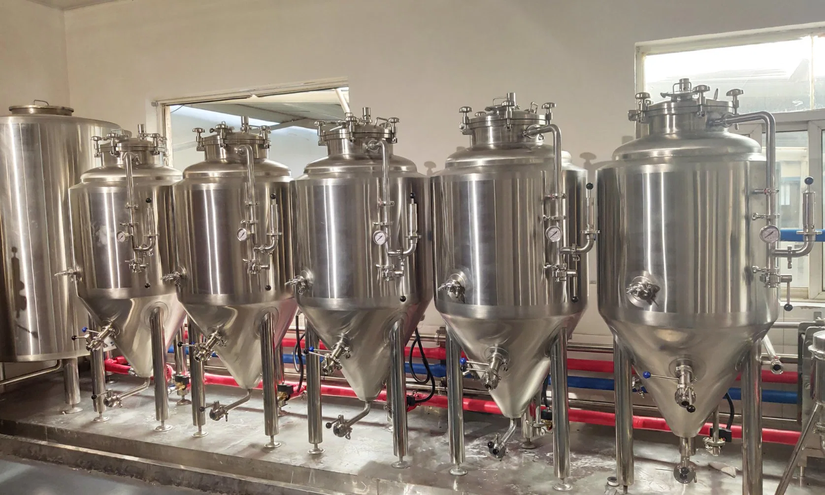 200L SS304 Beer Cooking Vessel Brewery Equipment