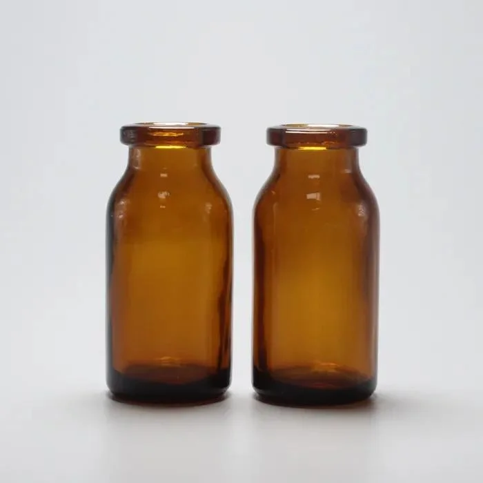 Pharmaceutical 15ml 30ml Clear and Amber Moulded Glass Bottle Price