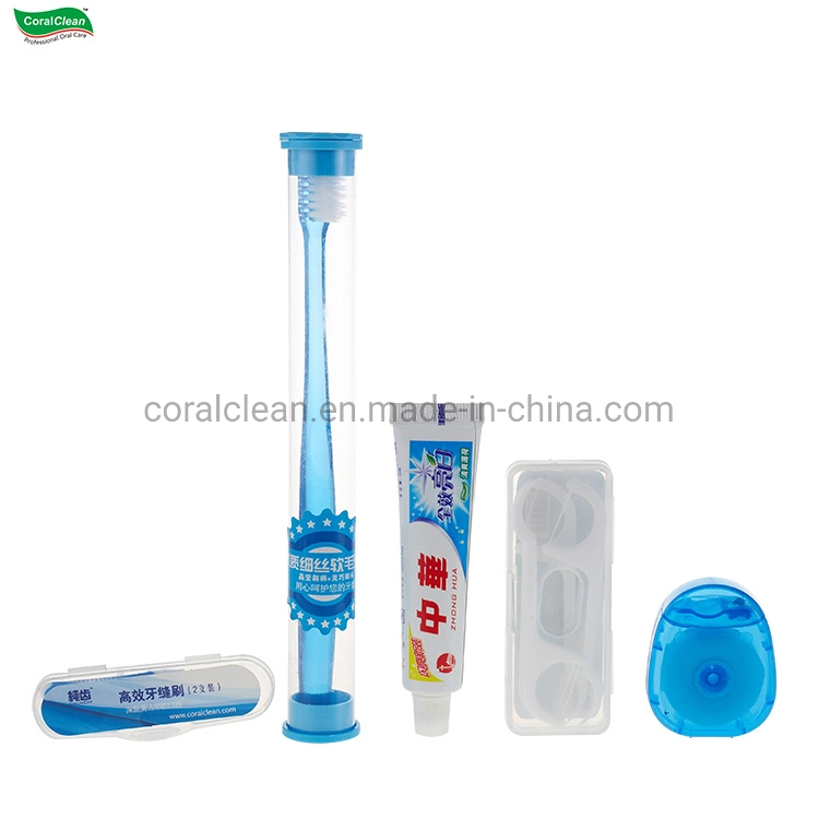 Juego de cuidado bucodental Dental Hotel Travel Kit de cepillo dental Kit de higiene