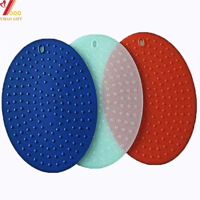 Promotion Bussiness Gift OEM Cheap Custom Tea Soft PVC Rubber Beer Tea Cup Cup Mat Silicone Coaster for Tea- Best Housewarming Beverage, Drink (YB-C-3)