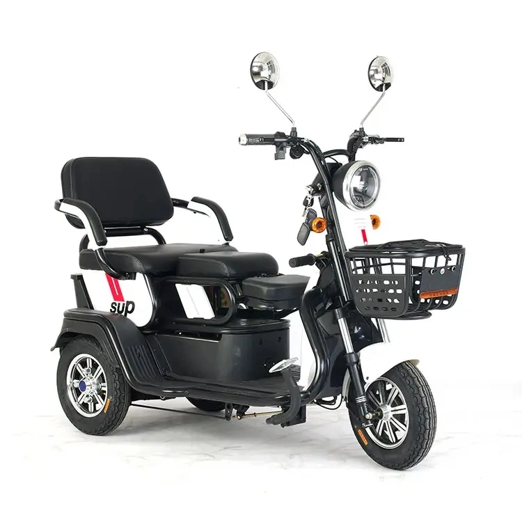 OEM 48V 60V Tricycle Electric Bike Adult Powerful 3 Wheel Tricycle 2 Seat Mobility Scooter Electric 3 Wheels Open Passenger 7-9h