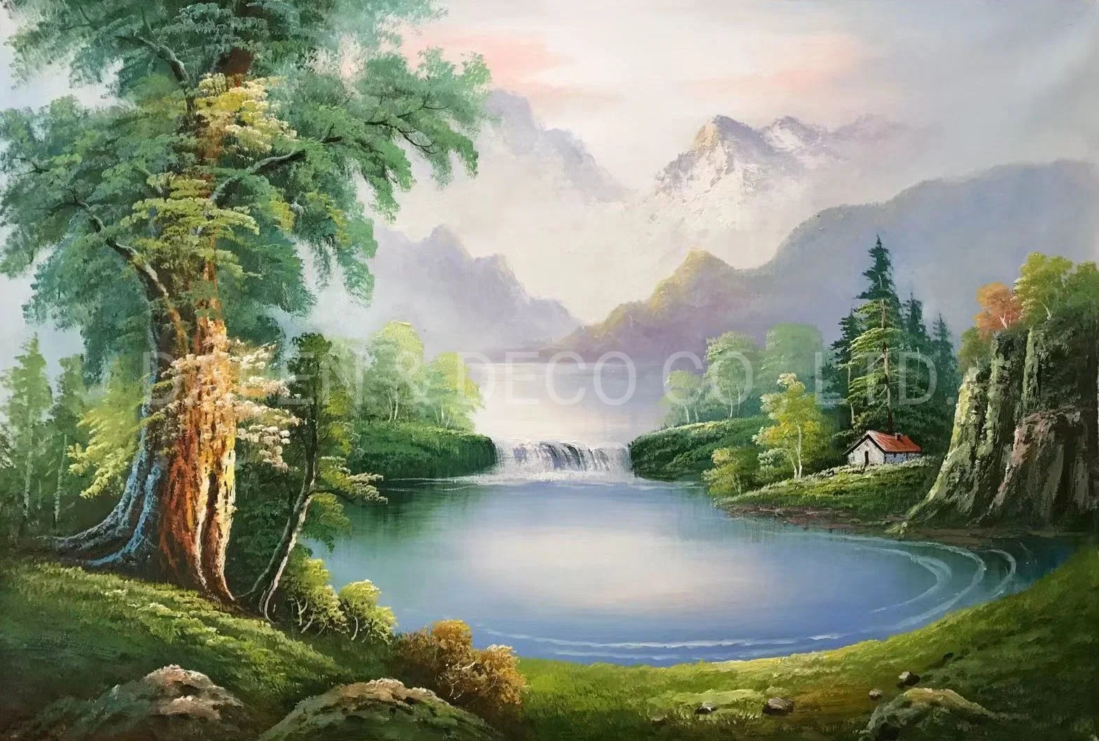 100% Handmade Canvas Oil Painting-Landscape