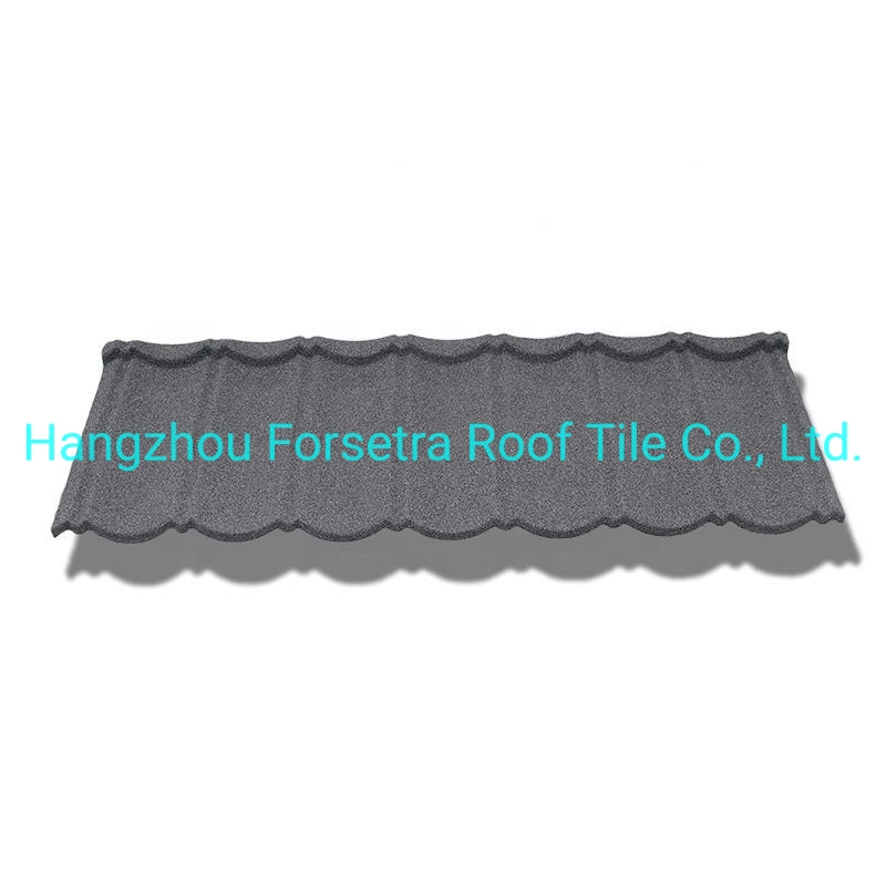 Stone Coated Forsetra Bond Roof Tiles Safety Classical Colorful Steel Plate Roof Tiles Metal Roofing Building Material