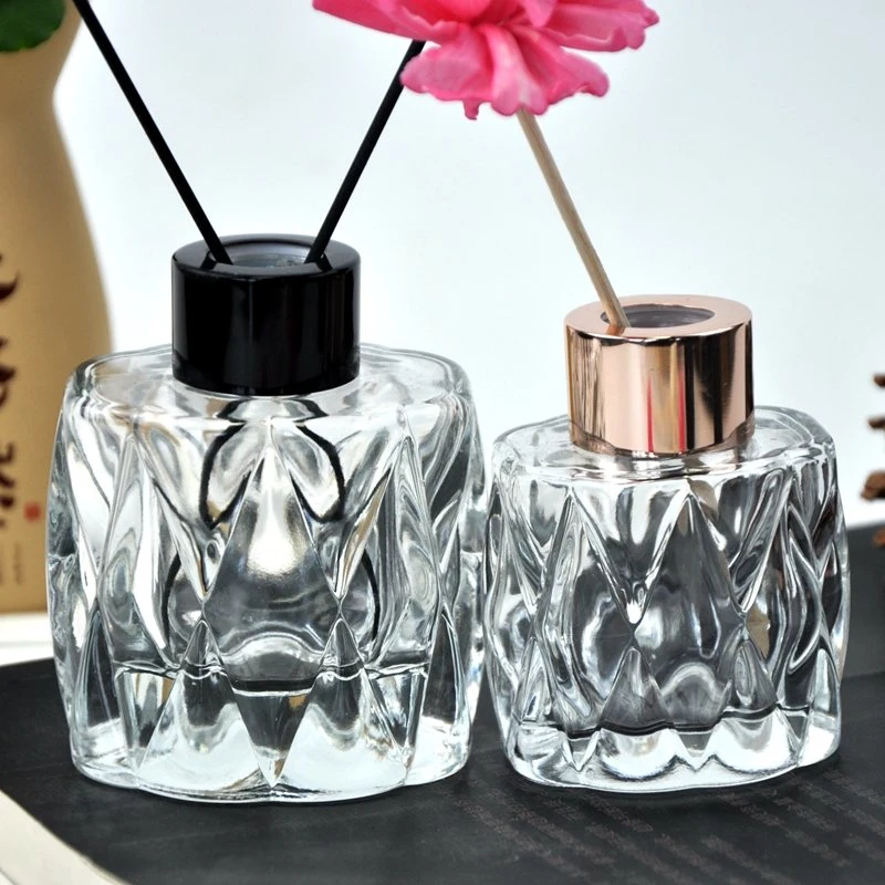 Customize Clear Spray Glass Perfume Bottle Square Glass Bottle Aromatherapy Bottles Cosmetic Lotion Bottle