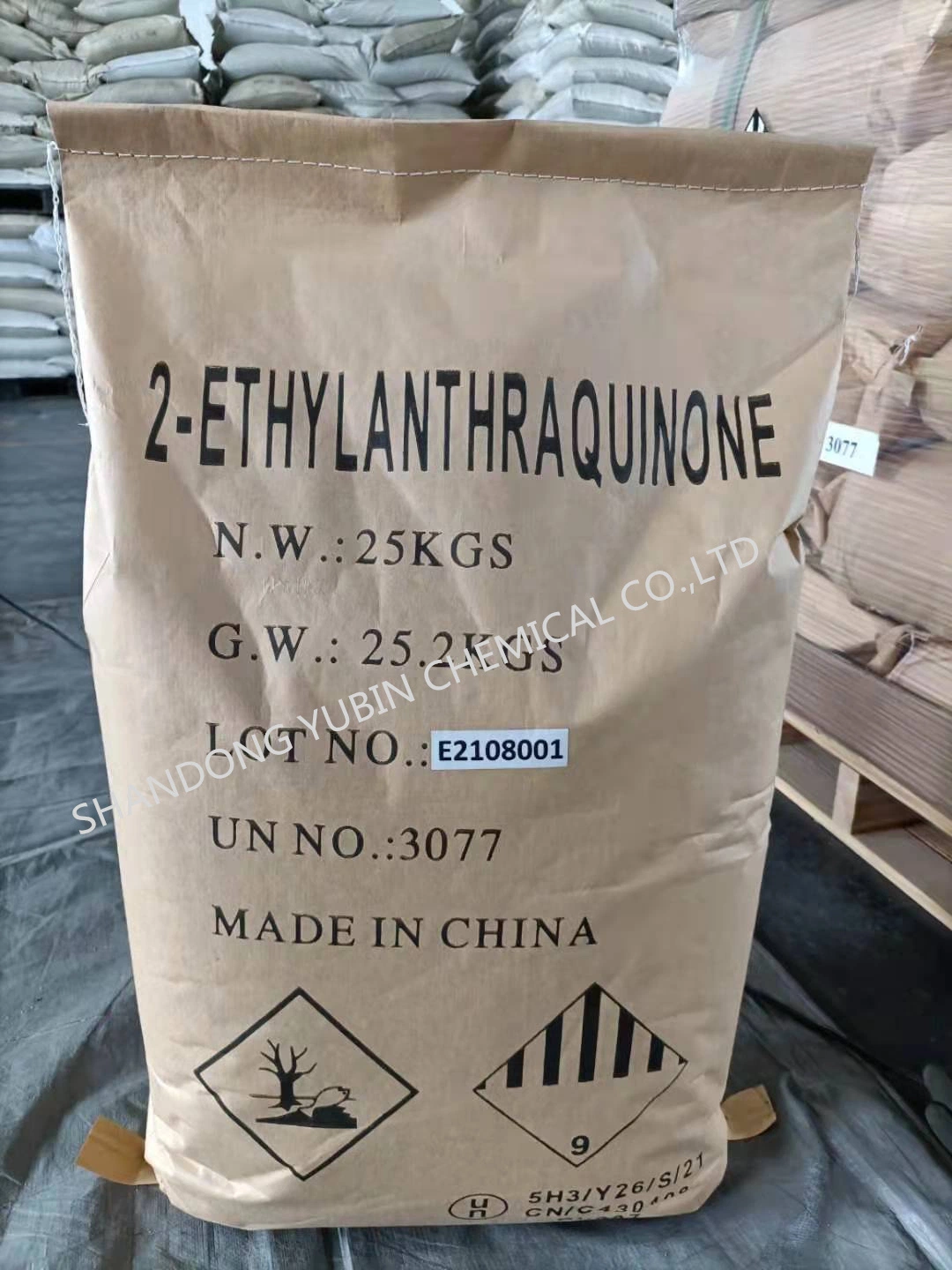 Matières premières chimiques CAS 84-51-5 99 % de 2-Eaq/2-éthyle et de l'anthraquinone/2-éthyl-9, 10-anthraquinone Poudre