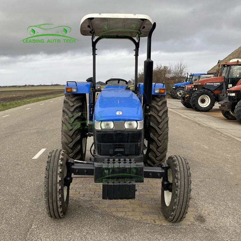 Usado barato New Holland TT75 tractor agrícola usado bajo combustible Consumo tractor de ruedas New Holland T6070 140hp para agricultura Utilizado