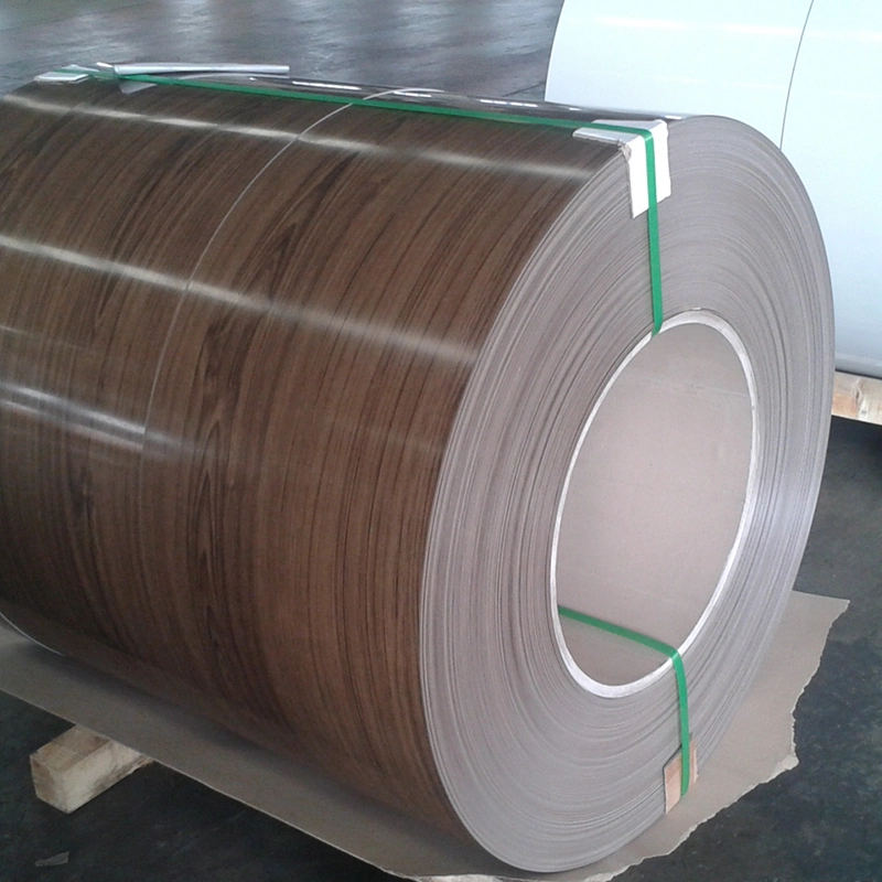 Wooden Color Coated Aluminum Sheet in Roll