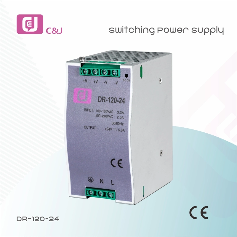 High Efficiency 480W 24V DIN Rail Single Output Switching Power Supply