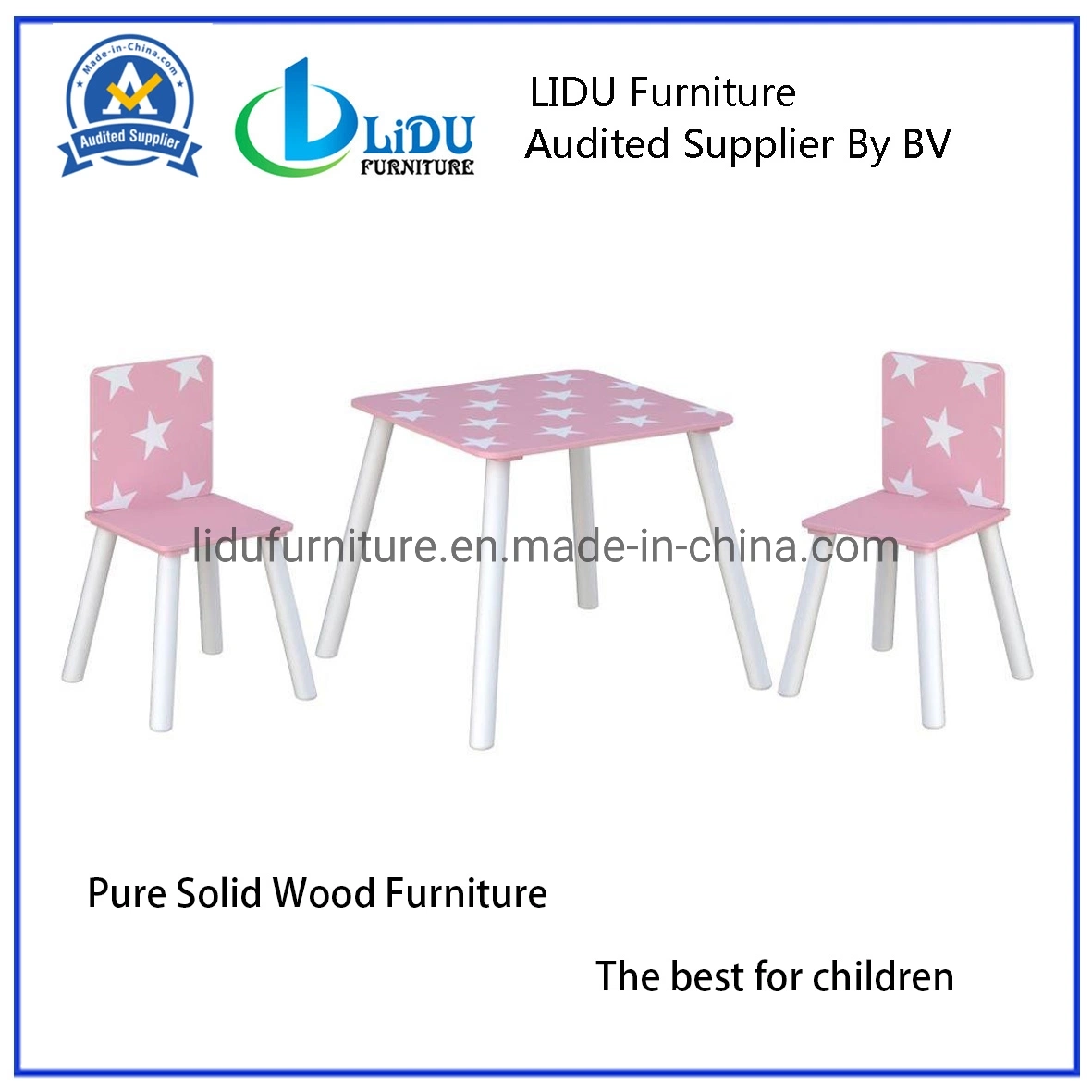 Wooden Writing Kids Study Table Wooden Kids Table with Storage and Chairs Play Set