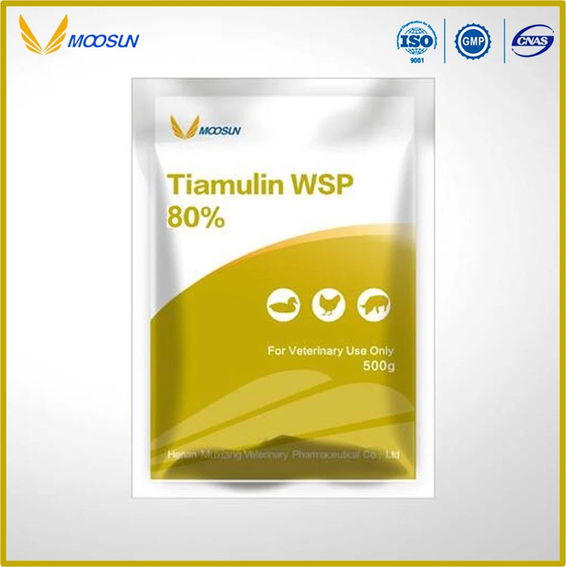 Medicamento veterinario Tiamulin 80% soluble en polvo Precio de fábrica