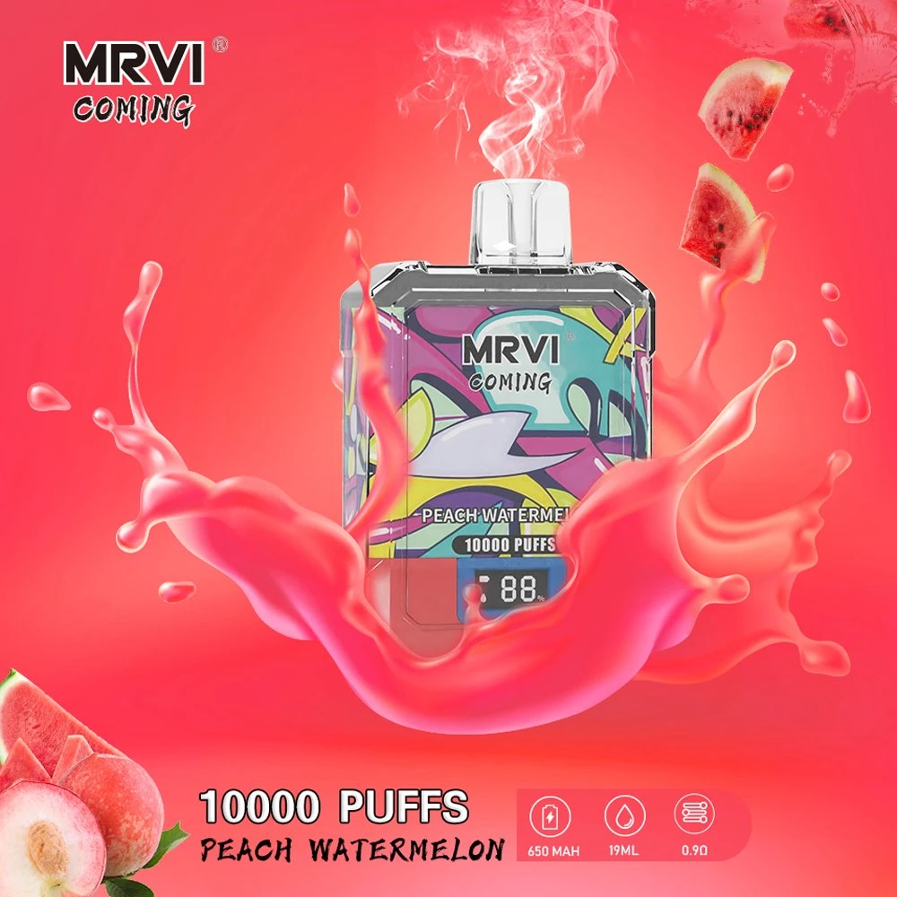 2023 Newest LED Screen Display Mesh Coil vape Mrvi Coming Vape 10000 Puff Plus 19ml Wholesale/Supplier Disposable/Chargeable Vape Pod Puffs 10K