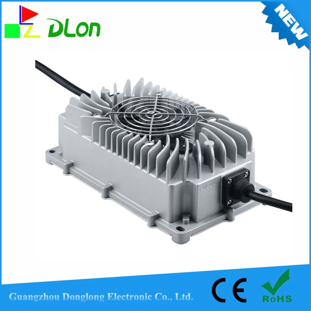 54.6V 13s Lithium Ion Battery Charger 48V 8A LFP Lipo LiFePO4 Battery Charger for E-Rickshaw