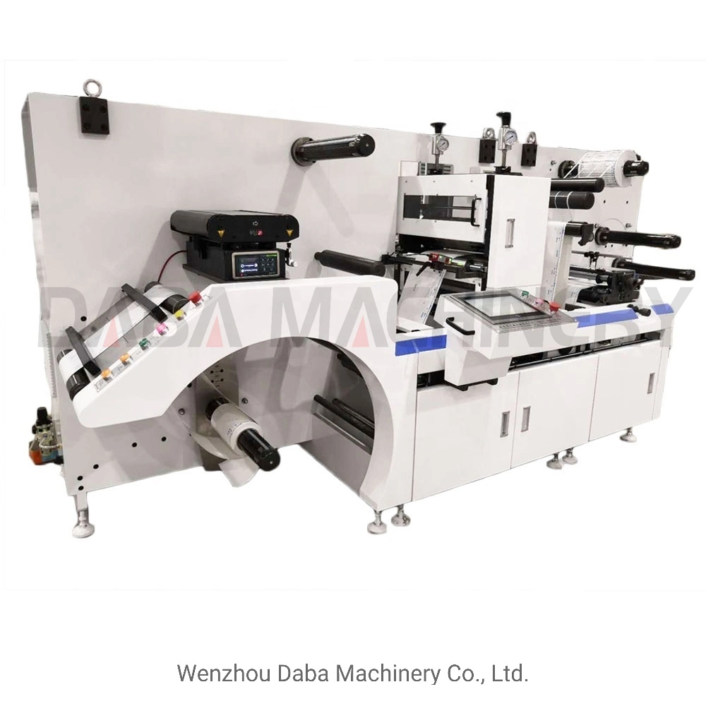 Dbgs-320 Iml autocolante Intermitente Semi Cortador cola rotativo etiqueta de papel do rolo de filme corte longitudinal de lençóis/folha morrem automática máquina de corte fabricados na China