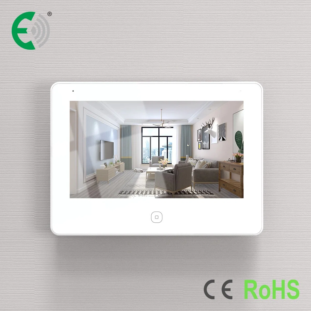 2 Wire IP&WiFi Video Doorphone with Touch Screen Multi-Funtional