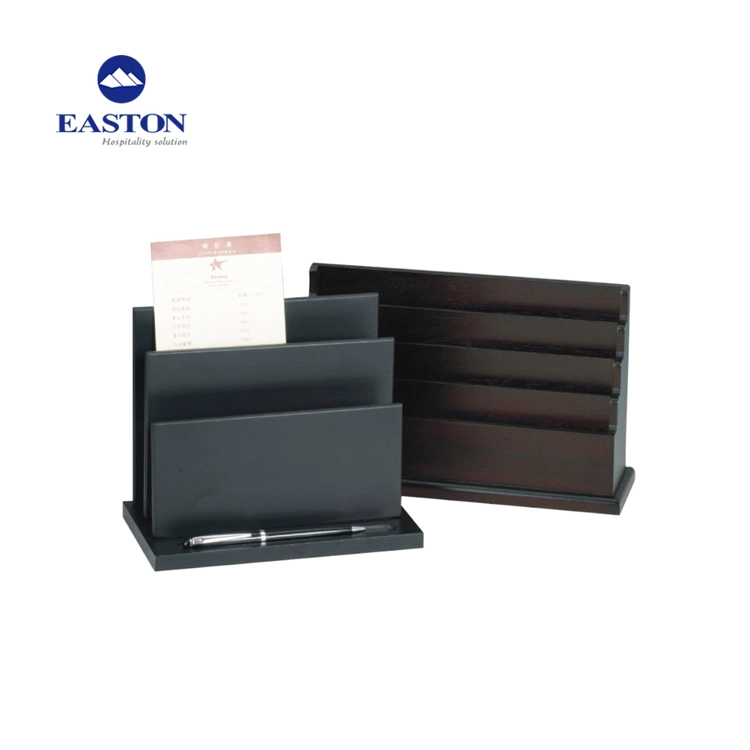 MDF Board Black Color Wooden Serving Tray for Pedicure SPA