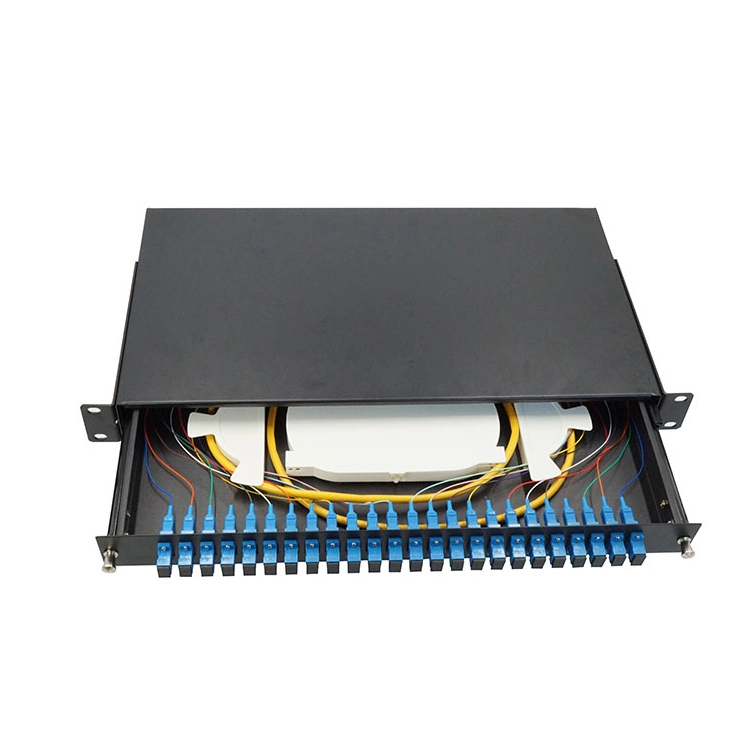 19 Inch 12 Core ODF Pull Type Optical Fiber Distribution Frame