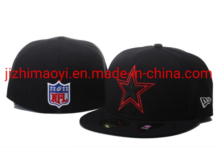 Dallas-Cowboys Borded Snapback Gorra ajustada N-FL Gatos ropa de cabeza