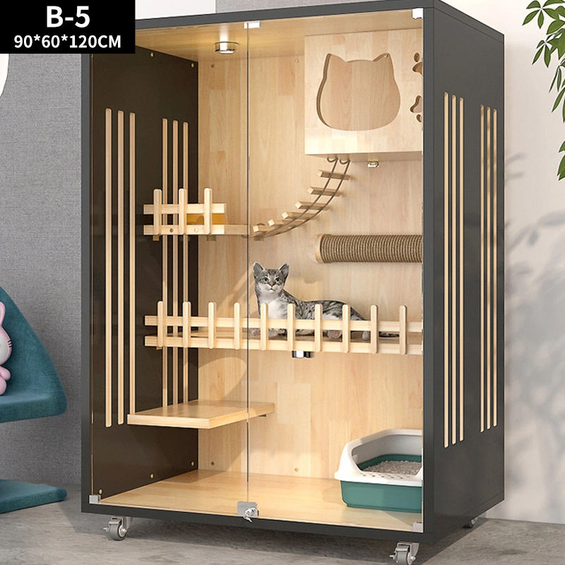 Wholesale/Supplier Customization Multifunctional Durable Wood Pet Cat House Bed Wooden