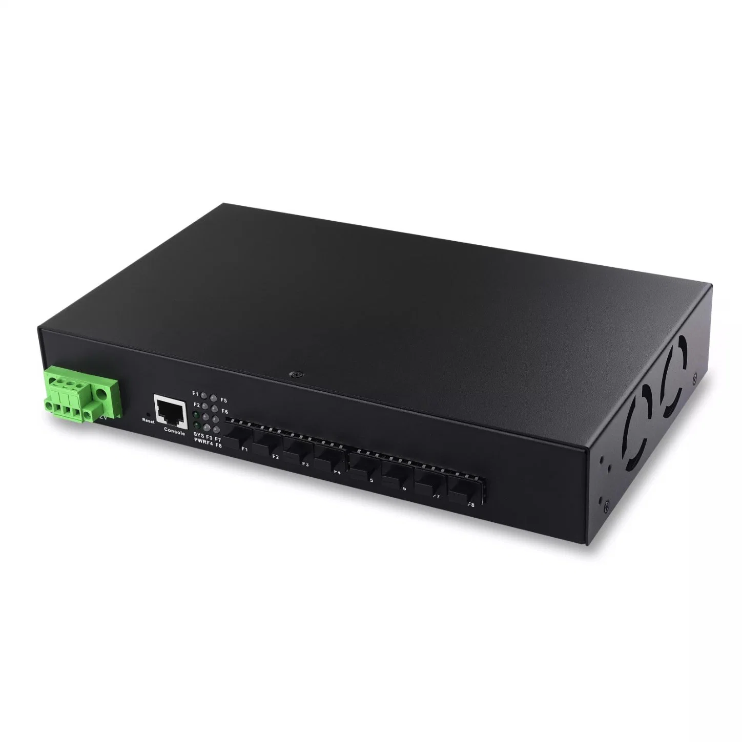 L3 Managed 8 Port Gigabit / 10g Uplink SFP+ Port Smart Network Industrial Managed Ethernet Fiber Switch