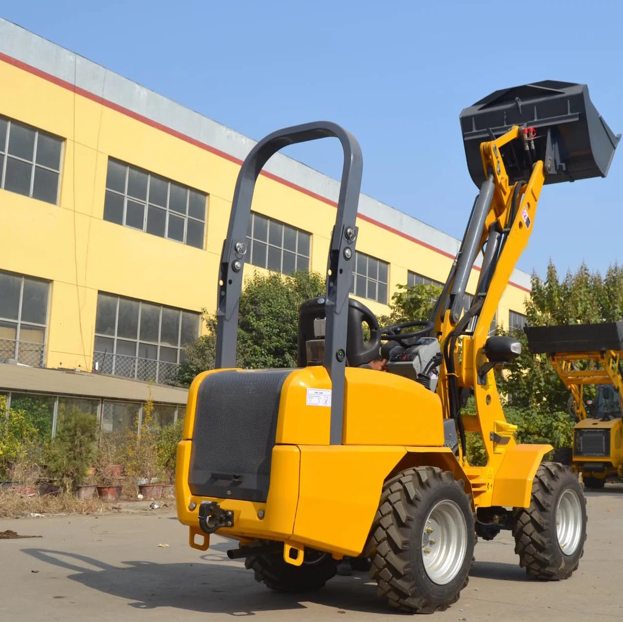 Forload Diesel Mini Wheel Loader, 800kgs Electric Wheel Loader, 0.8tons Mini Loader for Sale