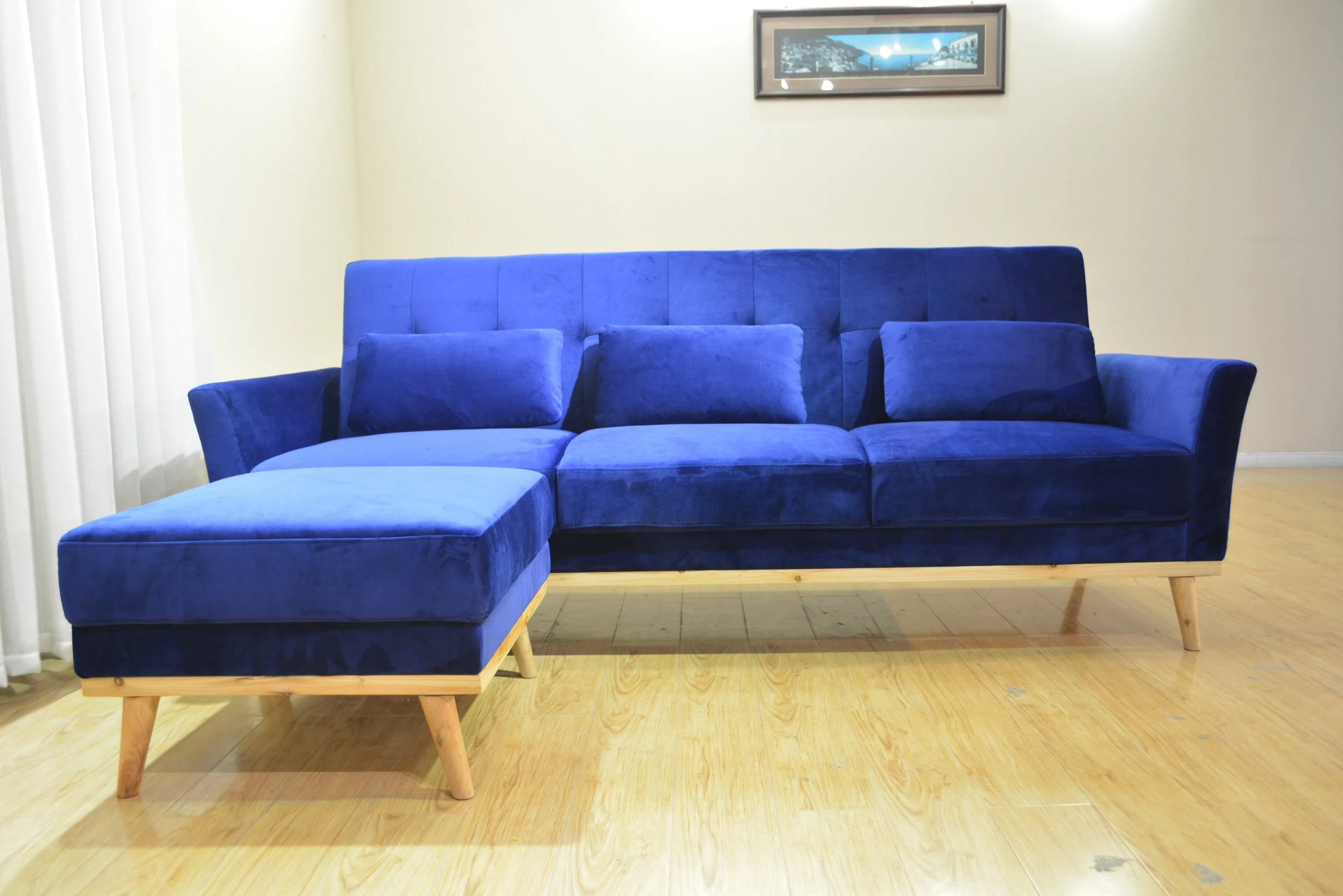 Huayang 1+3 3 Customized Faux Leather Sofa Home Furniture