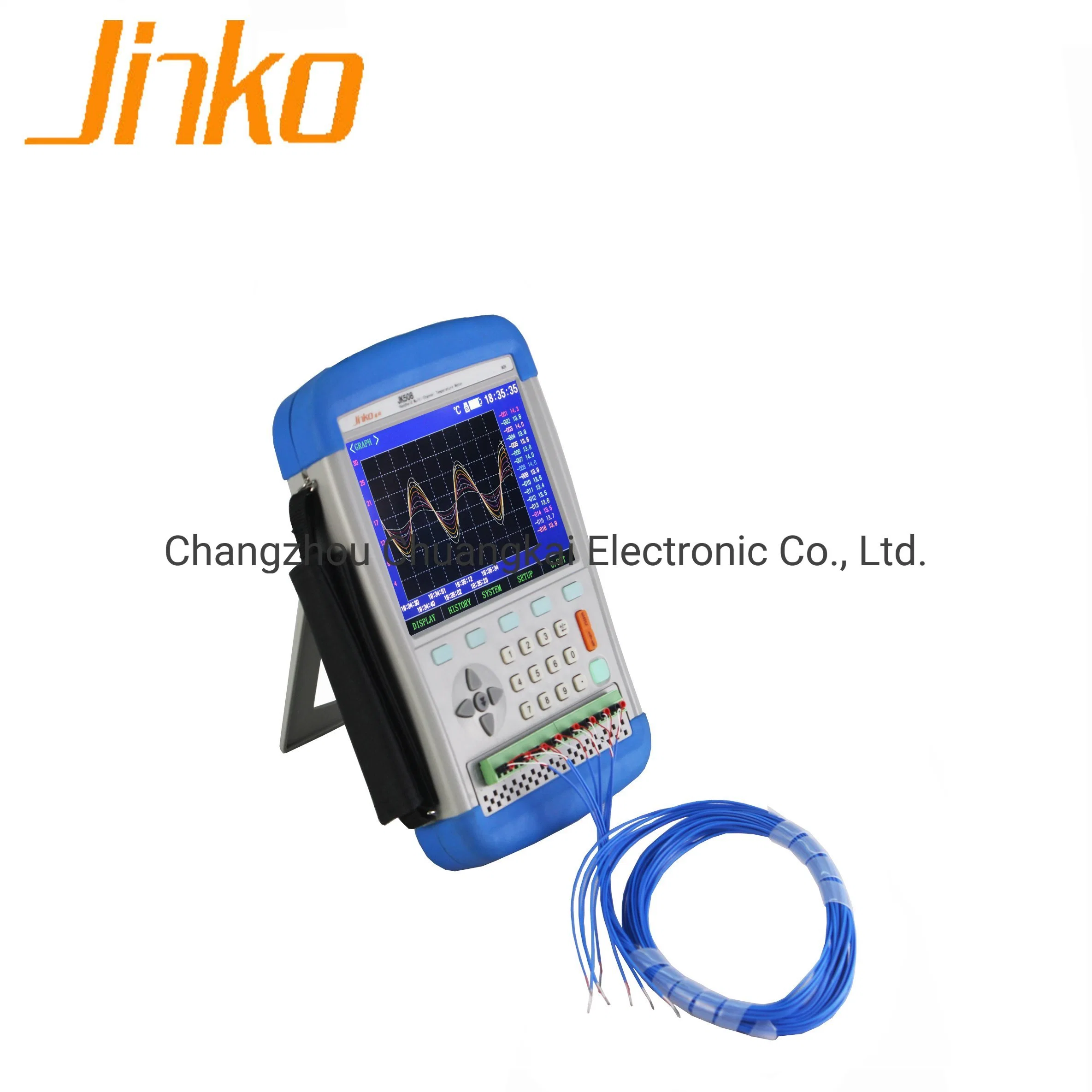 Jk508 Handheld Temperature Measuring Instrument with 5.6 Inches TFT True-Color LCD Display