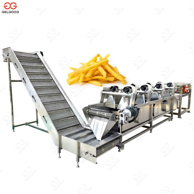 Frozen French Fries Making Production Line French Fries Plant Cost