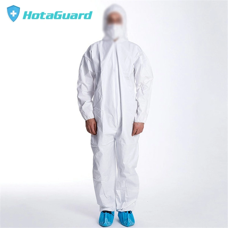 Disposable Sf Coverall Safety Clothing for Chemical Hazmat Suit Asbestos Industry Overalls Suits for Men