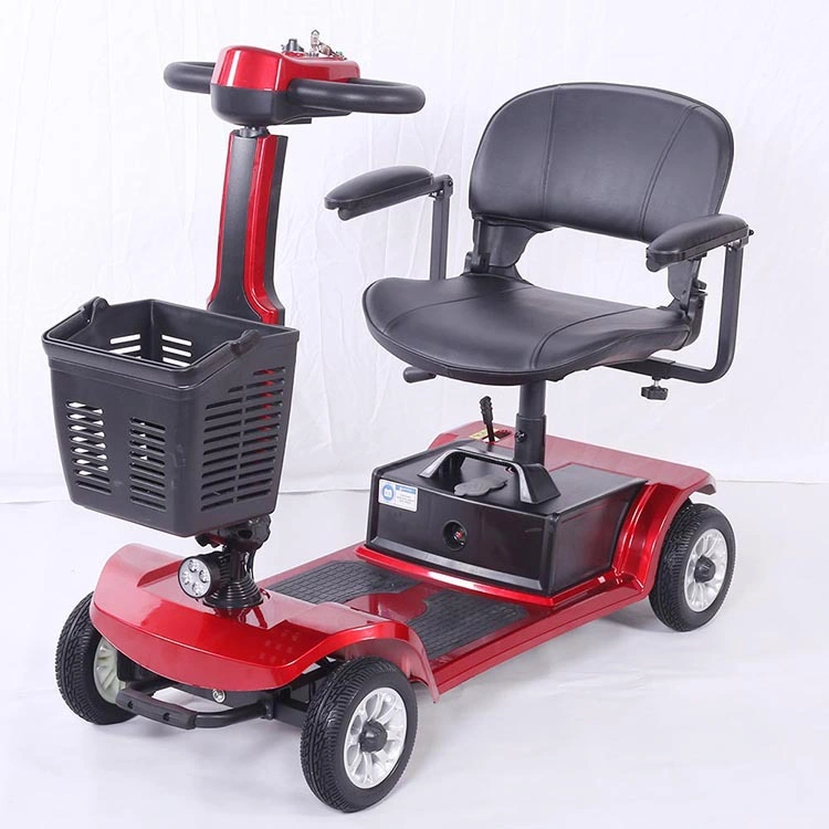 Four 4-Wheel Foldaway Portable Cheapest Price Electric Mobility Scooter for Handicapped Elder