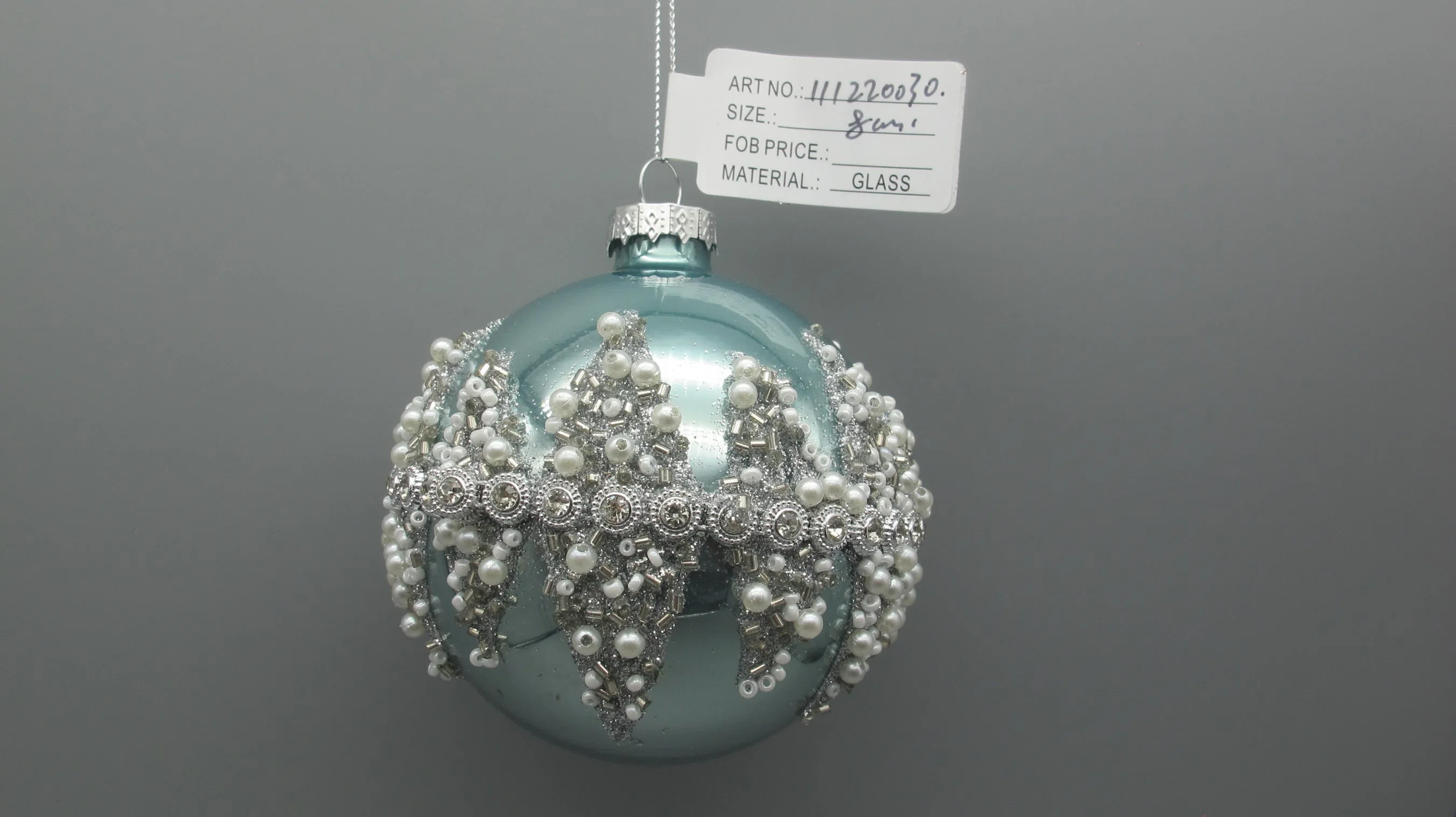 2023 Botique Glass Ball Crafts for Christmas Tree Home Decoration