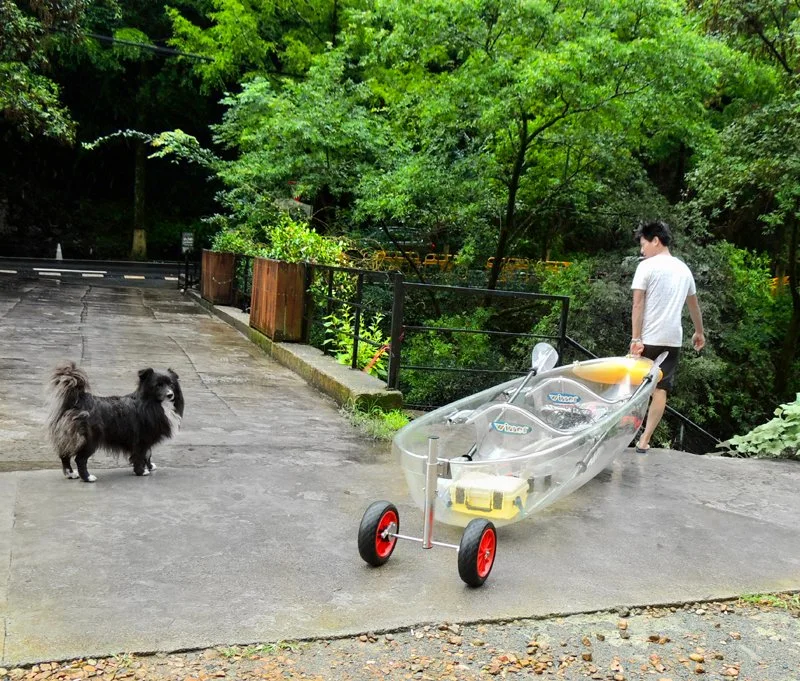 300kg Super capacidad potente función Doble transparente asiento Clear Kayak