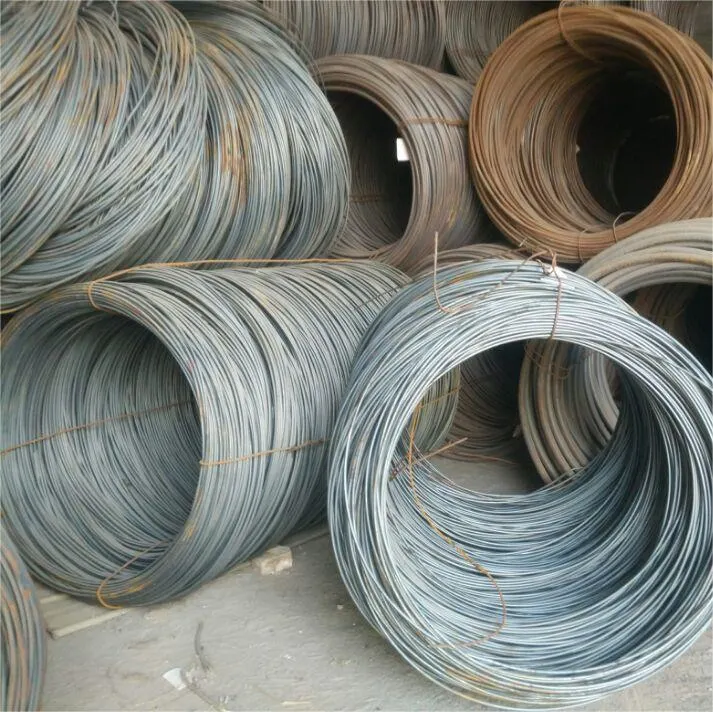 Barra de arame laminada a quente, disco de aço redondo de 8 mm e 10 mm Barra Foundation Pit Support Ring Beam Subriment Steel Factory Straight Cabelo