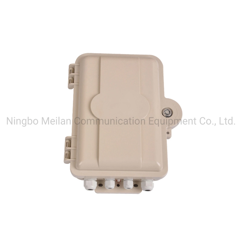 Fully Stocked Outdoor Use PC Plastic 8 Port Fiber Optic Junction Box